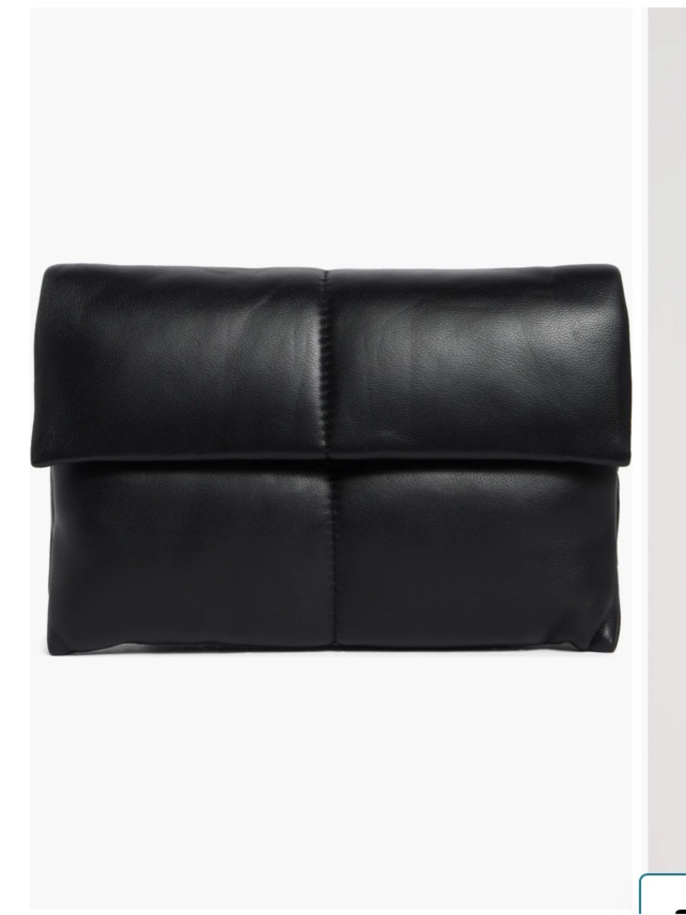 AllSaints Black Padded Crossbody with Logo Strap. NWOT Gorgeous 🥰